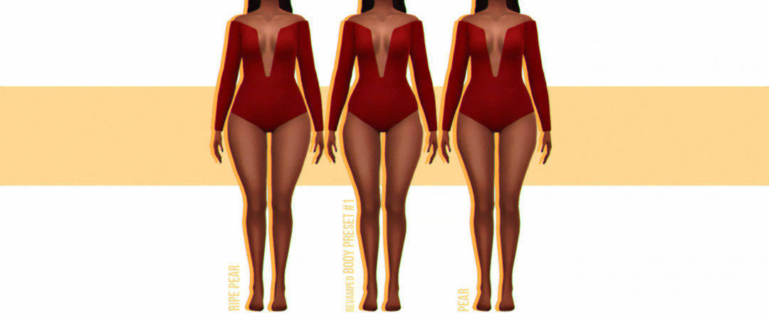 Sims 4 Body Presets Female Fasrdaily